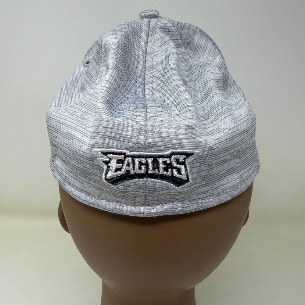 Philadelphia Eagles New Era 39THIRTY Hat Gray Stretch Fit NFL Football Youth - Picture 4 of 10
